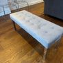 Grey Dining Bench Image 3