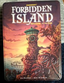 Forbidden Island Cooperative Board Game - Gamewright Style 317 - Original Metal Tin Edition