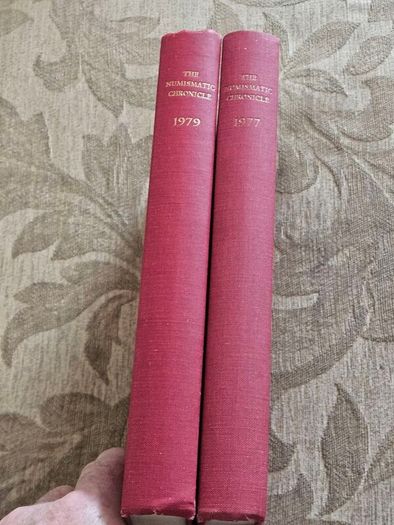 The Numismatic Chronicle  X 2 1977 & 1979. Both First Edition Hardback In Good Condition   See Photos For Same.