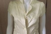 Yellow H&amp;M top/ jacket