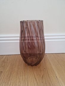 Brown Glass Vase