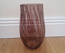 Brown Glass Vase