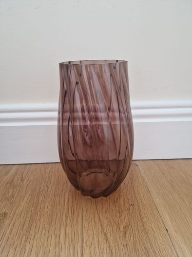 Brown Glass Vase