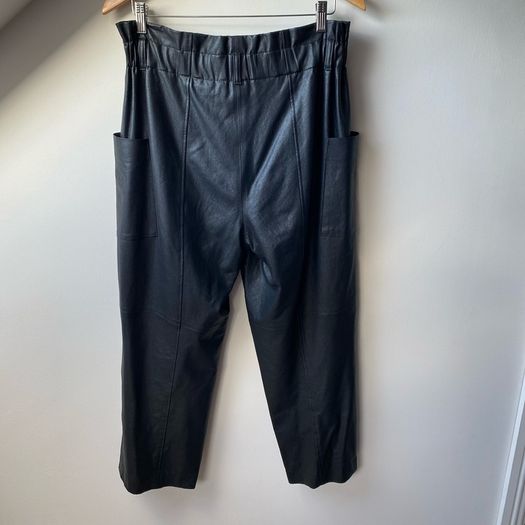 Gardeur Faux Leather Trousers
