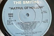 The Smiths. Irish release Hatful of Hollow gatefold sleeve with inner lyrics sleeve in good condition. Vinyl has multiple hair line scratches which affect audio but record doesn't skip hence the low price