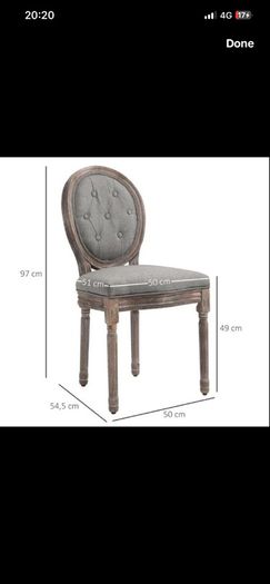 4 dining chairs only 50euro for set