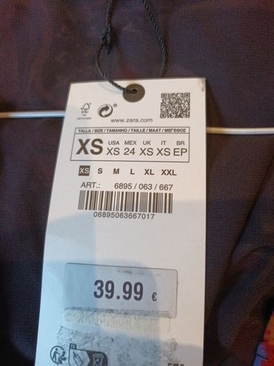 Zara Multi Colour Dress.  S. XS- 10.  B.N.W.T Ad Up