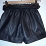 girls leather shorts Image 3