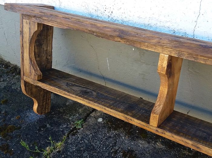 Rustic Country Cubby Box floating shelf.