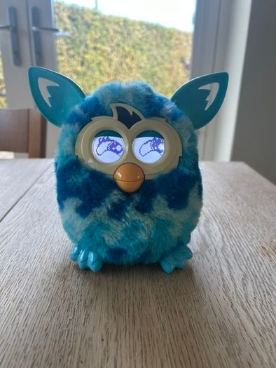 2012 Hasbro Furby Boom Blue Waves Interactive Electronic Pet Toy Working