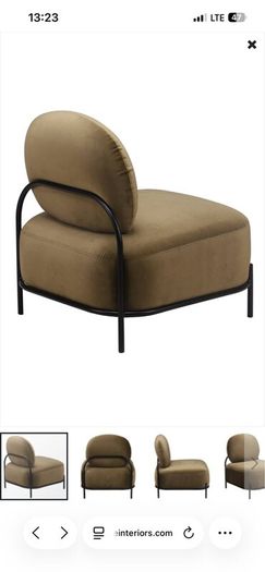 Arm chair with foot stool