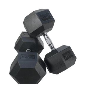 Rubber Hex Dumbbells - 2.5kg to 25kg pairs IN STOCK NOW