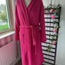 dressing robe bnwt size medium cerise pink skims dupe Image 4