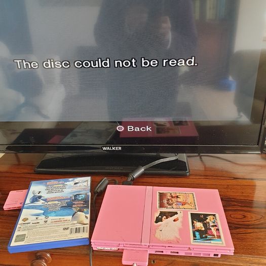 PS2 pink slim SCPH-77003 Faulty READ