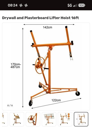 plasterboard lift