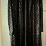 Gallery Long Black Sequence Duster Coat / Kimono Style Image 2