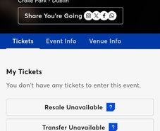 The Weeknd tickets x 3 Saturday 22nd August