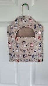 Peg bag. Fully lined.