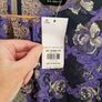 Purple/Navy chiffon top Image 4