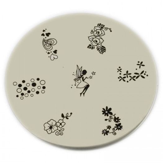 5 nail stamping plates lot - New