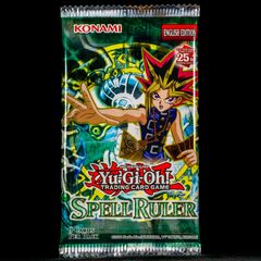 Yu-Gi-Oh! 25th Anniversary: Spell Ruler English Booster Pack 9 Cards SRL Unweighted 2023