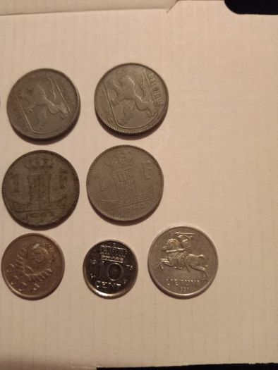 Mixed World Coin Job Lot - Soviet Union, Lithuania, Belgium & More (13 Pcs)