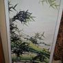Japanese Bamboo art painted hanging scroll Image 10