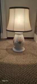 Staffordshire pottery vintage lamp