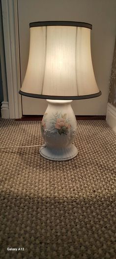 Staffordshire pottery vintage lamp