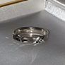 Hallmarked Silver Ex-Display Wedding Ring Image 8