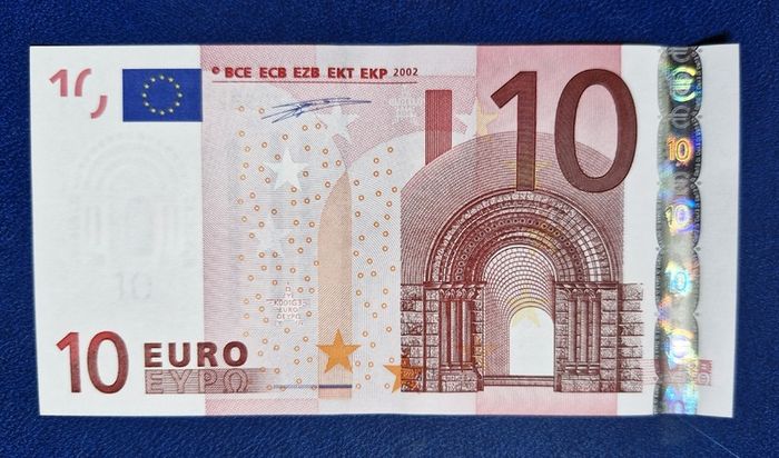 Ireland T 2002 Duisenberg 10 Euro Unc Banknote