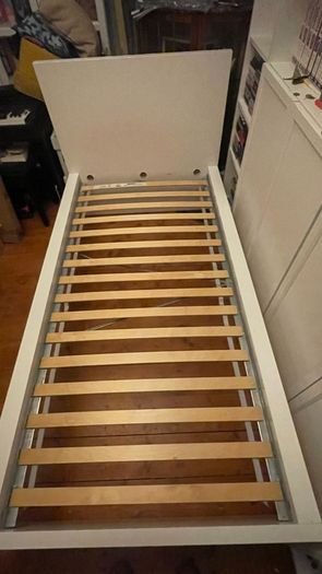 IKEA Malm white single bed