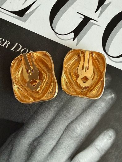 Vintage clip on earrings