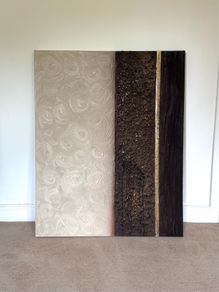 Large textured wall art