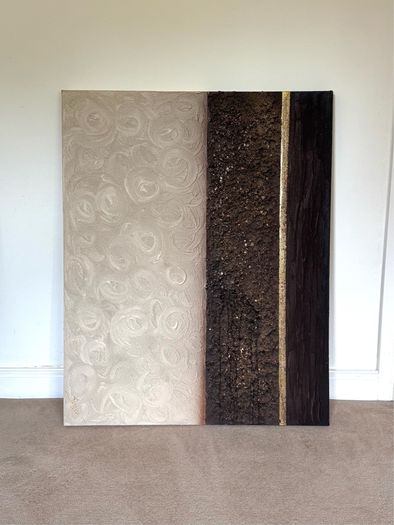 Large textured wall art