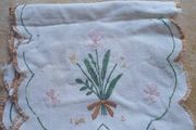 Vintage  Embroidered Settee Runner4