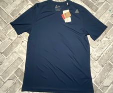 BNWT Reebok Speedwick Mens Activewear Workout T-Shirt Size Medium Navy Blue
