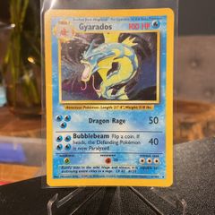 Pokemon Base set Gyarados Holo 6/102 Near Mint Condition