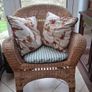 Cane chair with cushions in very good conditions. Image 2