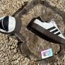 Adidas Samba Wedge White Leather Black Image 3