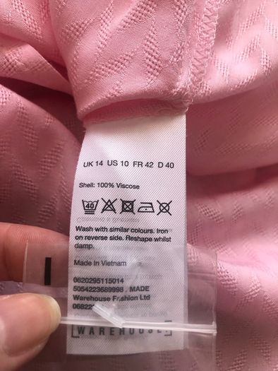 Pink Warehouse top - sz 14