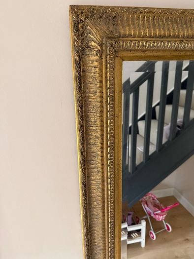 large antique mirror