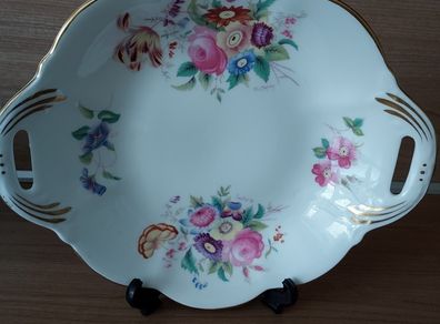 Gorgeous Floral Coalport Plate/Dish 23cm