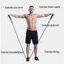 11Pcs Resistance Bands Set Pull Rope Gym Home Fitness Workout Crossfit Yoga Tube Image 4