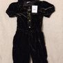 Next Baby All In One Velour Jumpsuit, New with tags Image 3