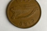 Rare Irish coin - 1967 Irish Penny 1d