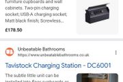 Bathroom charging station