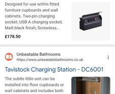 Bathroom charging station