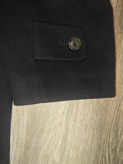 Men's Bugatti Wool & Cashmere Overcoat Made in Germany Black Vintage