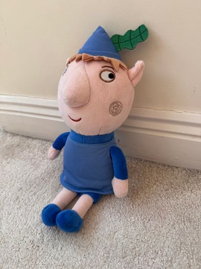Ben & Holly's Little Kingdom Ben the Elf Soft Plush approx. 35 cm. (with legs and hat) Used Please see photos
